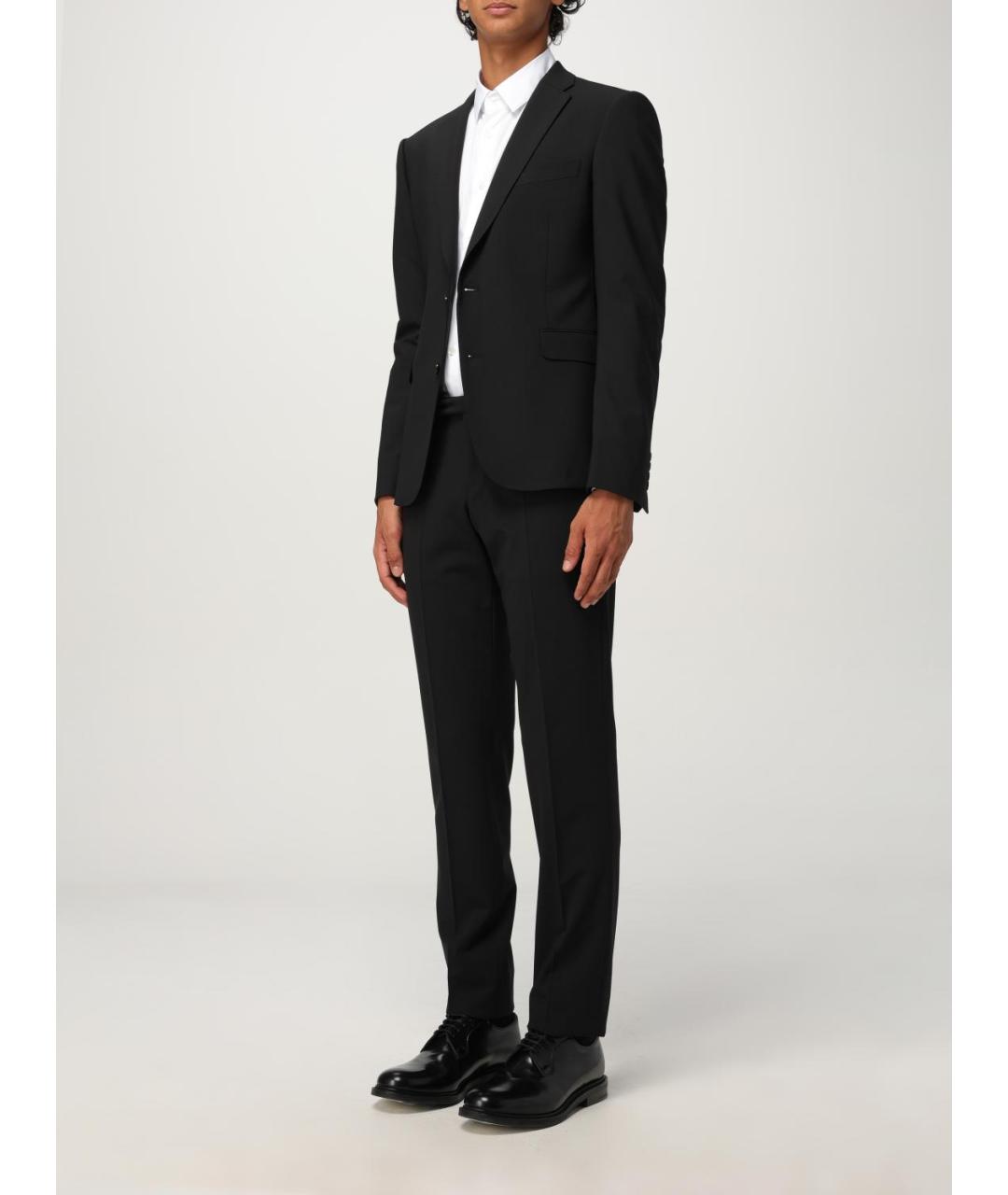 EMPORIO ARMANI Черный классический костюм, фото 4