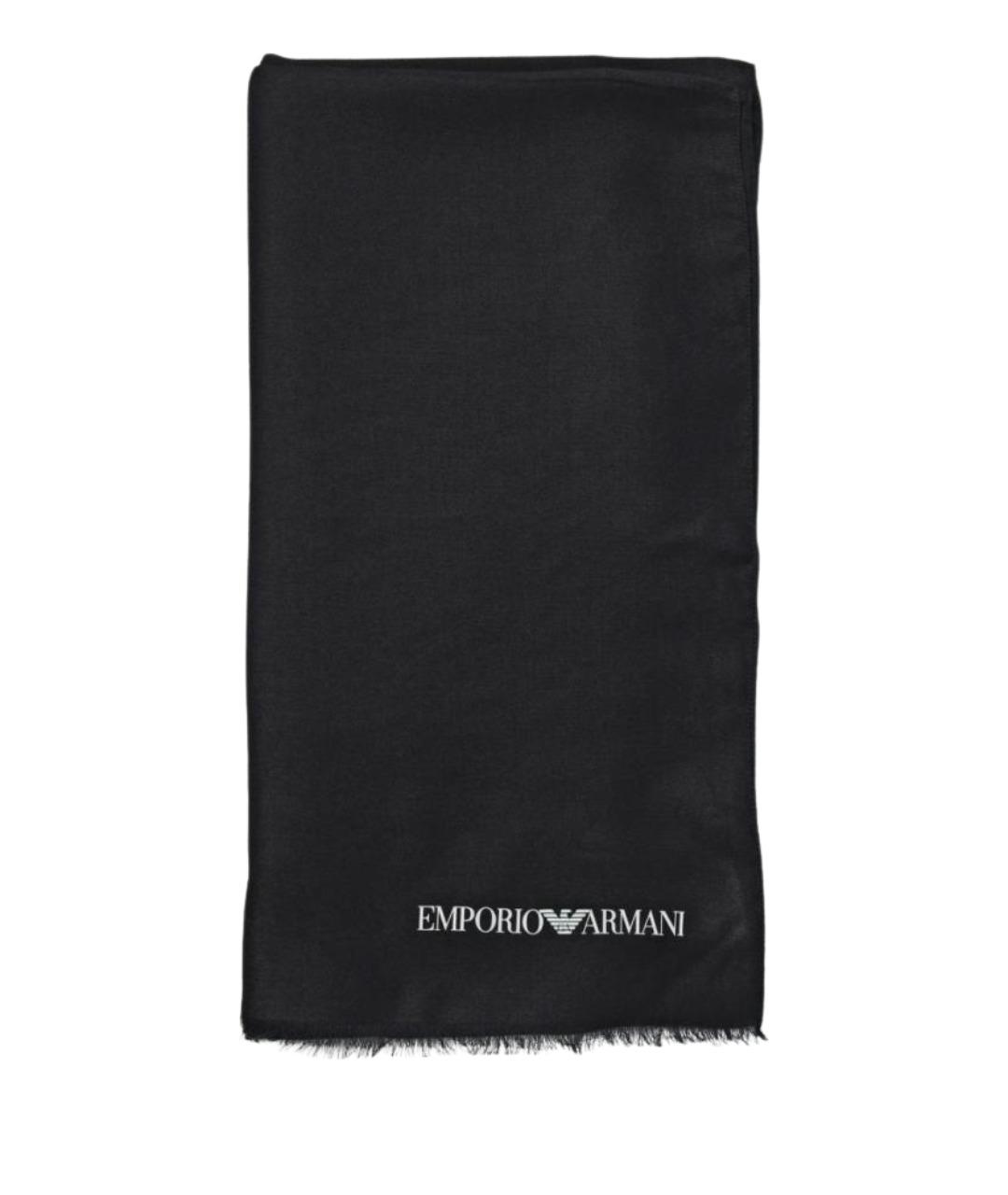 EMPORIO ARMANI Темно-синий шарф, фото 1