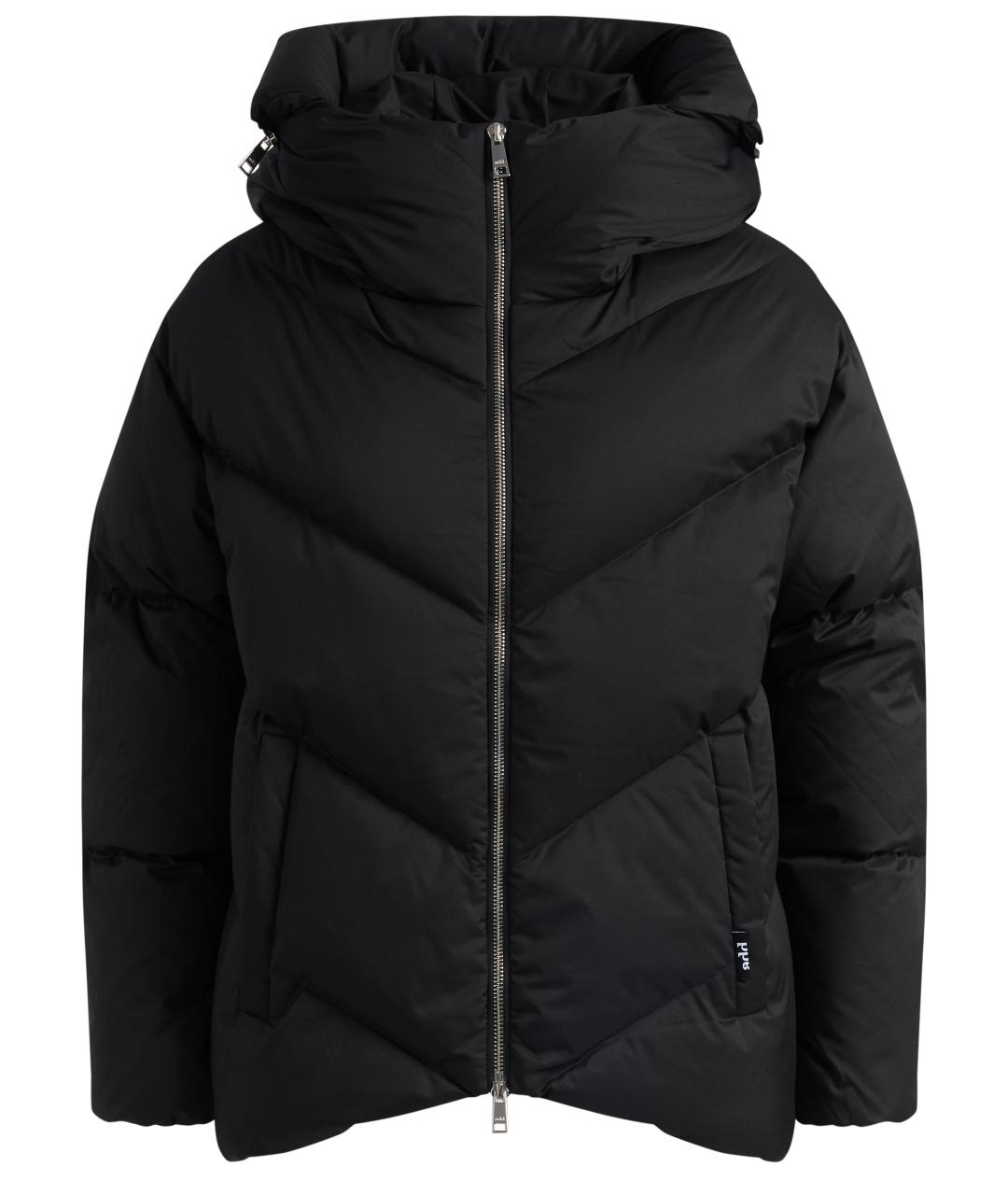 ADD Черный полиэстеровый пуховик, фото 1