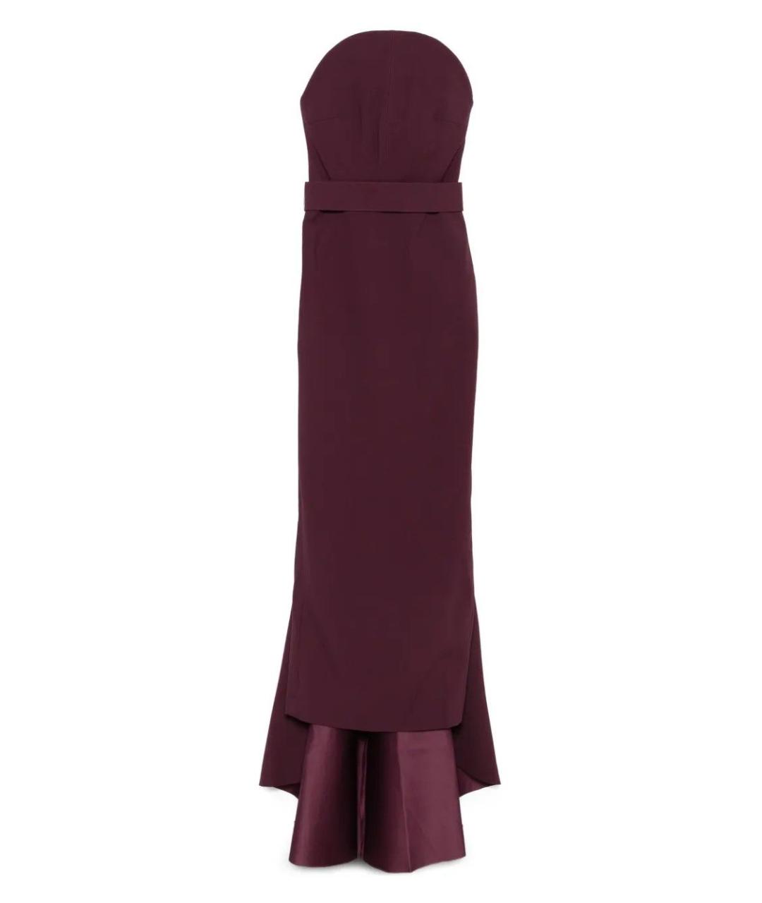 SOLACE LONDON Бордовое полиэстеровое вечернее платье, фото 1