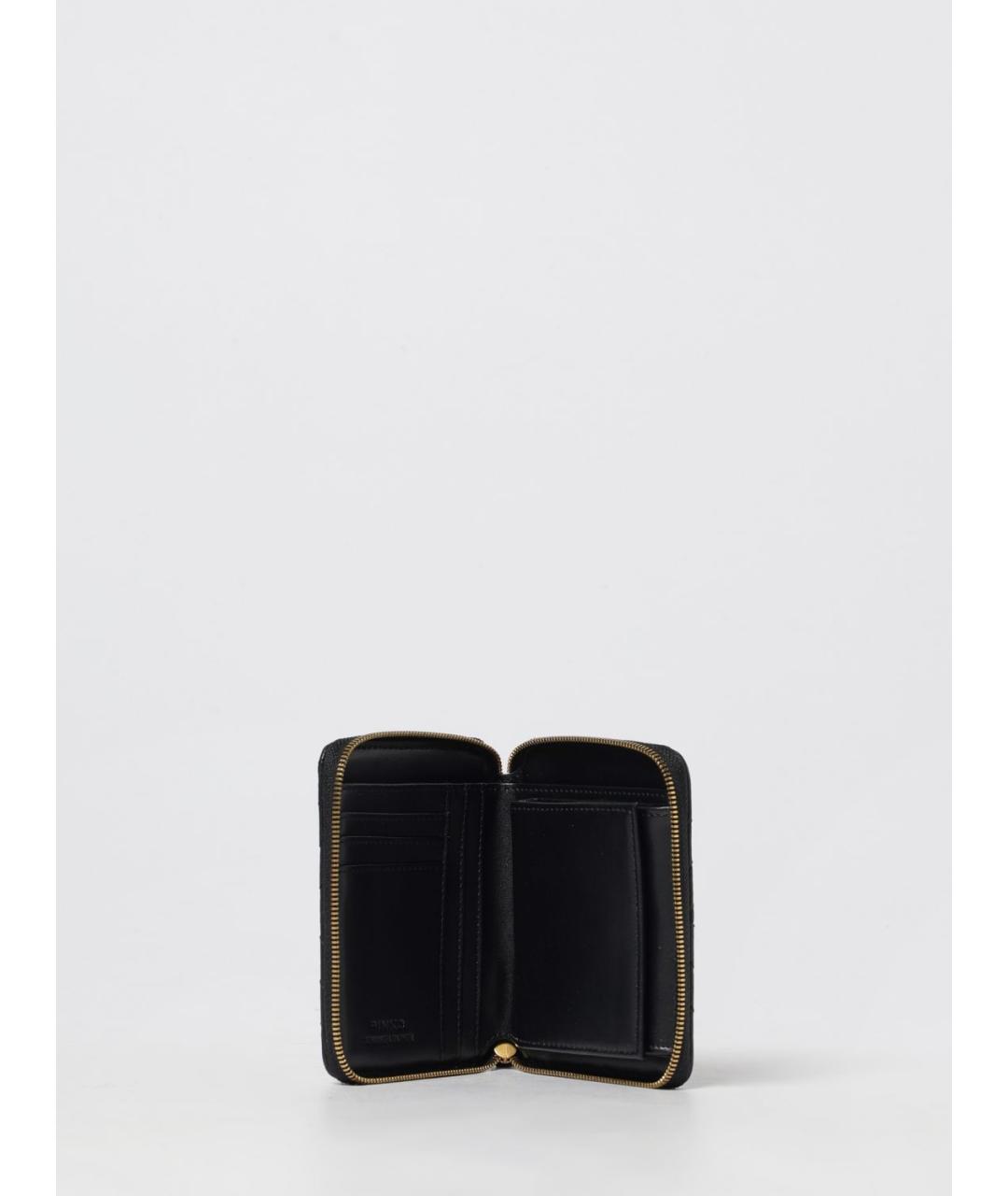 PINKO Черный кожаный кошелек, фото 2