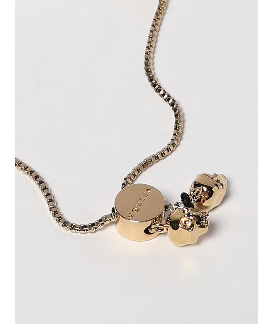 ALEXANDER MCQUEEN Золотой браслет, фото 3