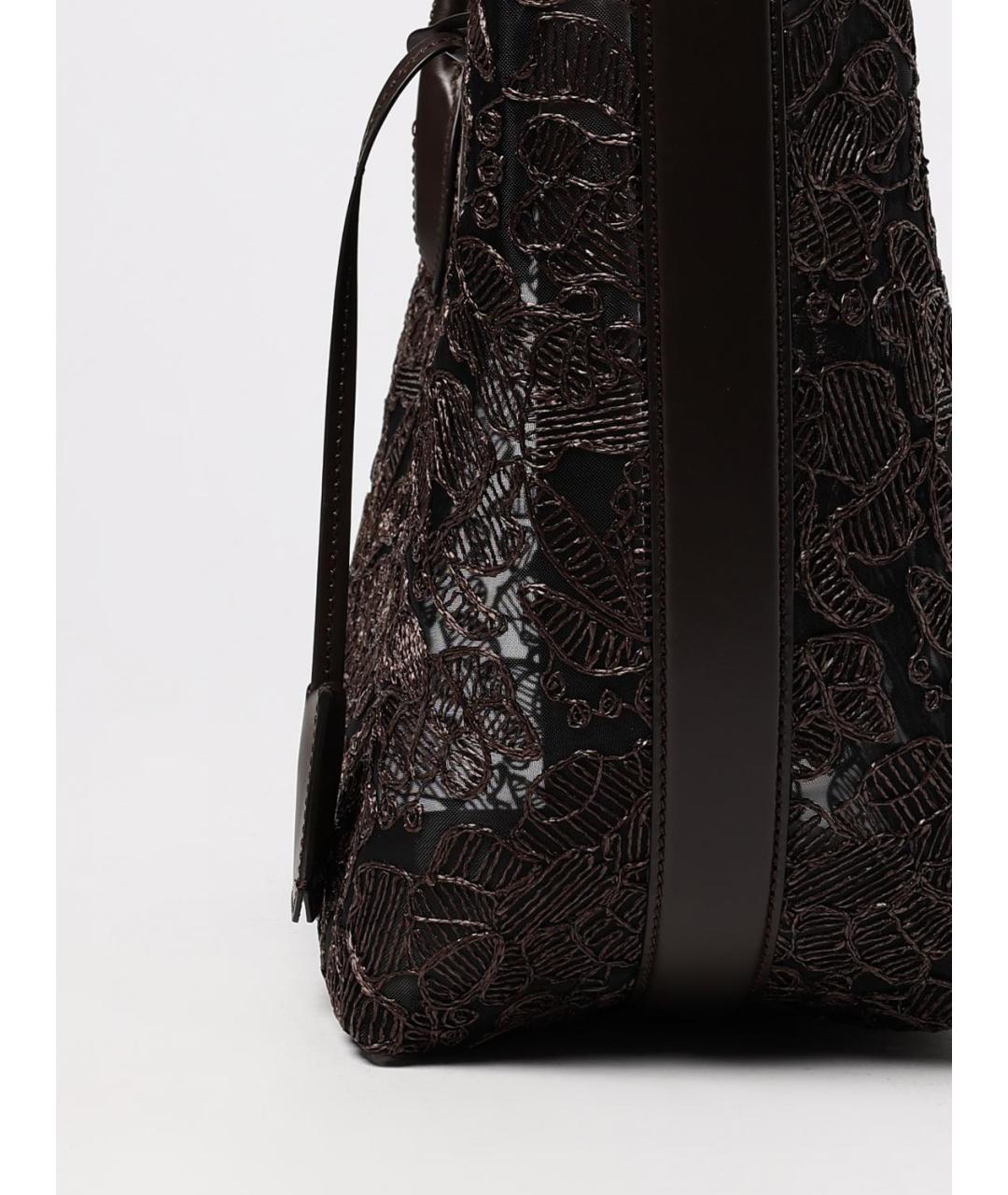 ERMANNO SCERVINO Коричневая сумка тоут, фото 4