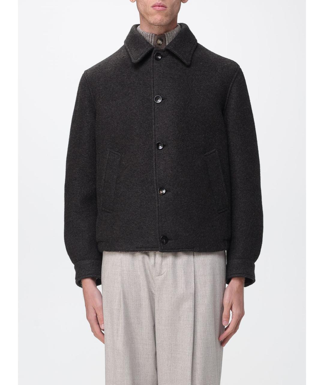 AGNONA Мульти шерстяное пальто, фото 5