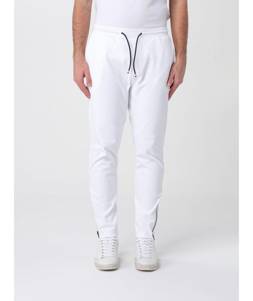 HUGO BOSS Белые полиамидовые повседневные брюки, фото 4