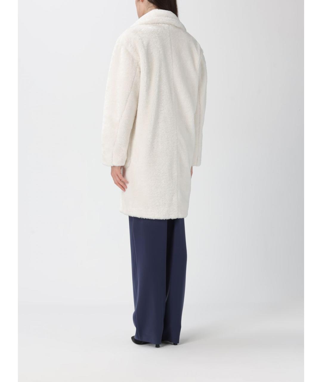 HUGO BOSS Белое полиэстеровое пальто, фото 2