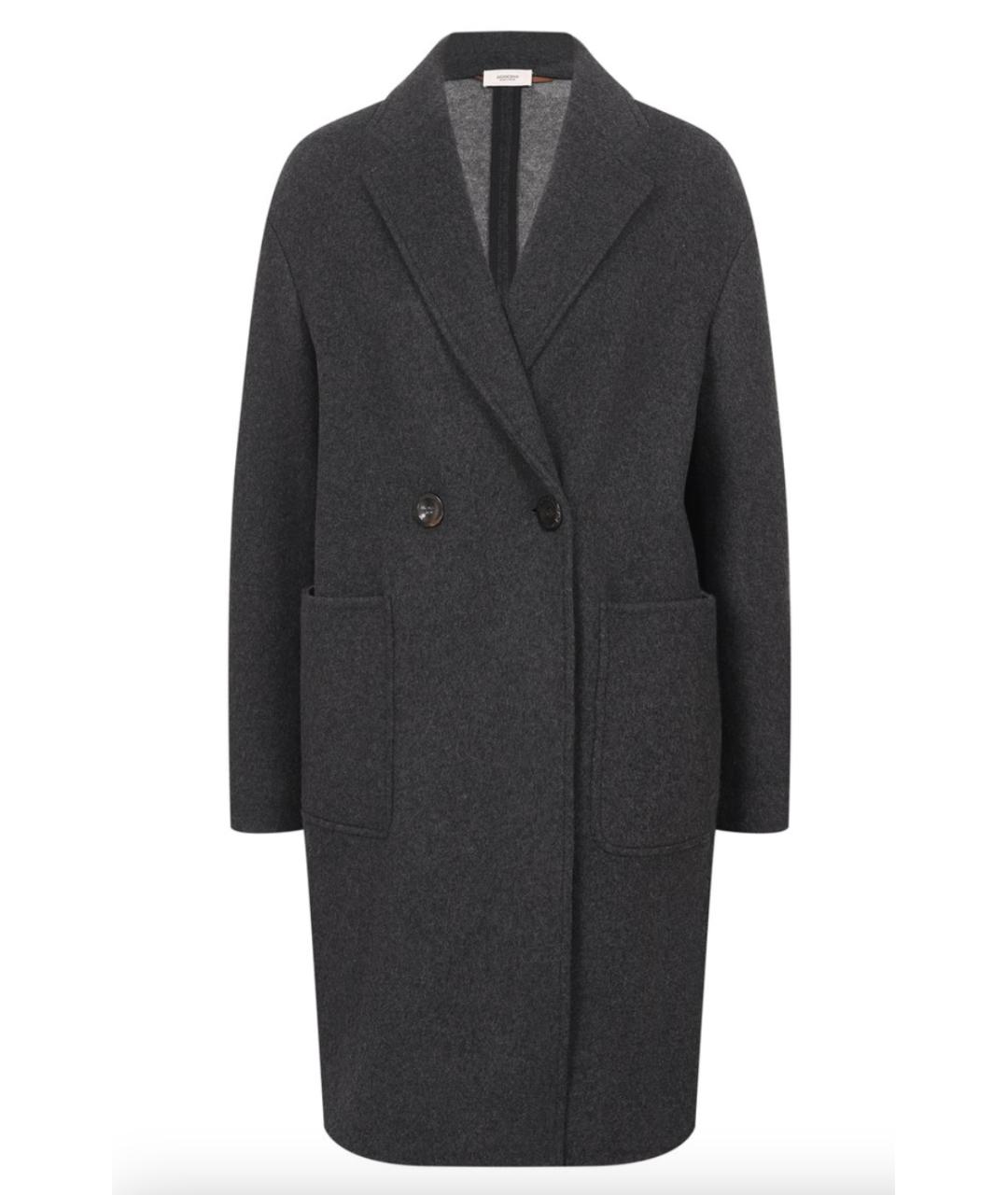 AGNONA Антрацитовое кашемировое пальто, фото 6