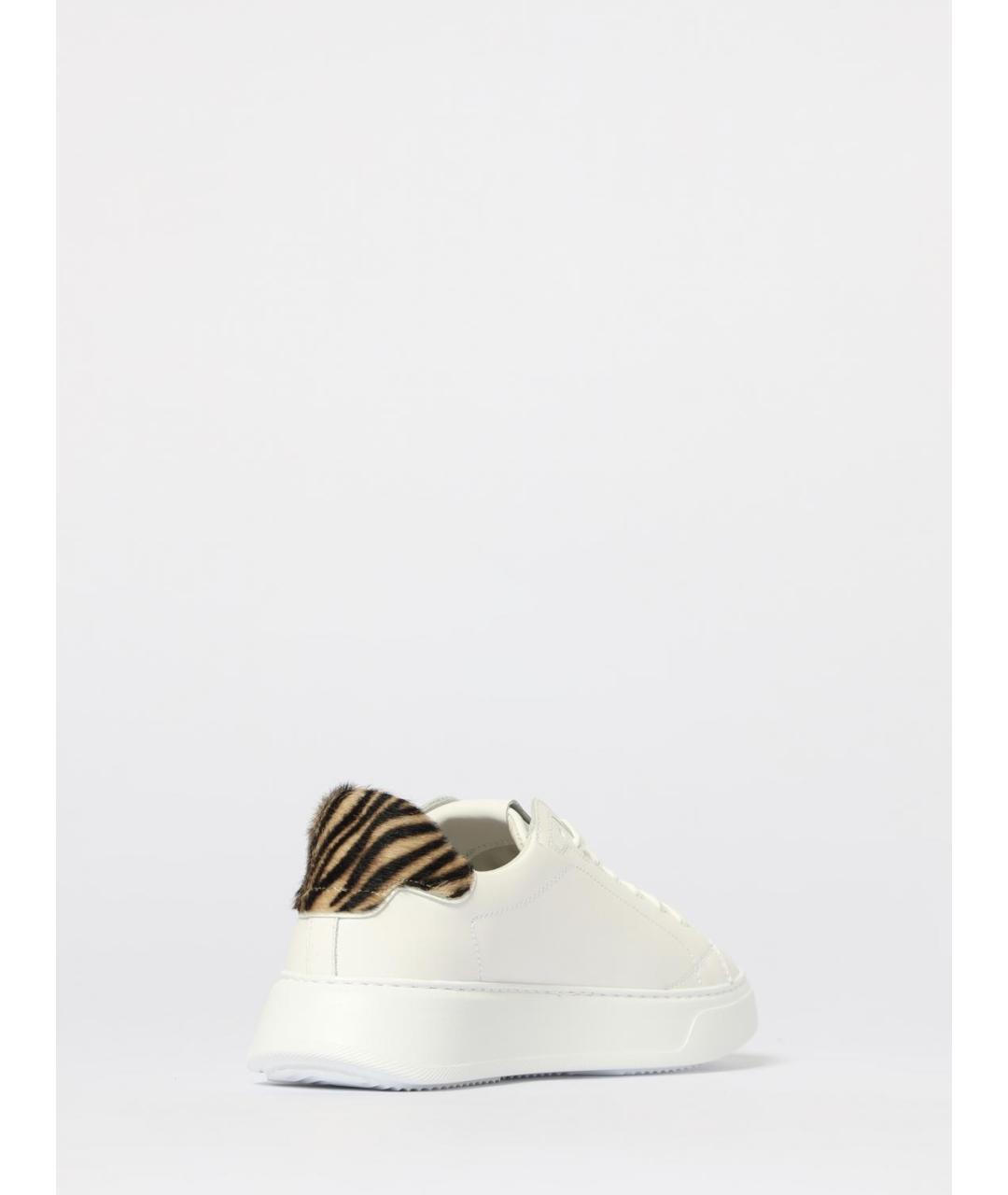 PHILIPPE MODEL Белые кожаные кроссовки, фото 3