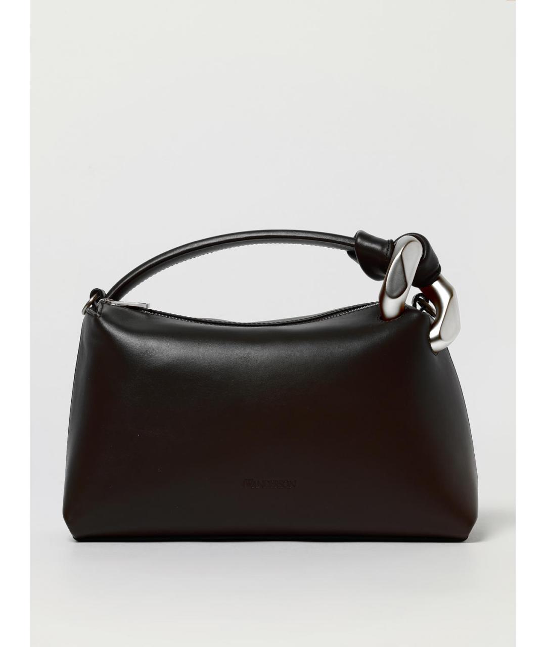 J.W.ANDERSON Черная кожаная сумка через плечо, фото 6