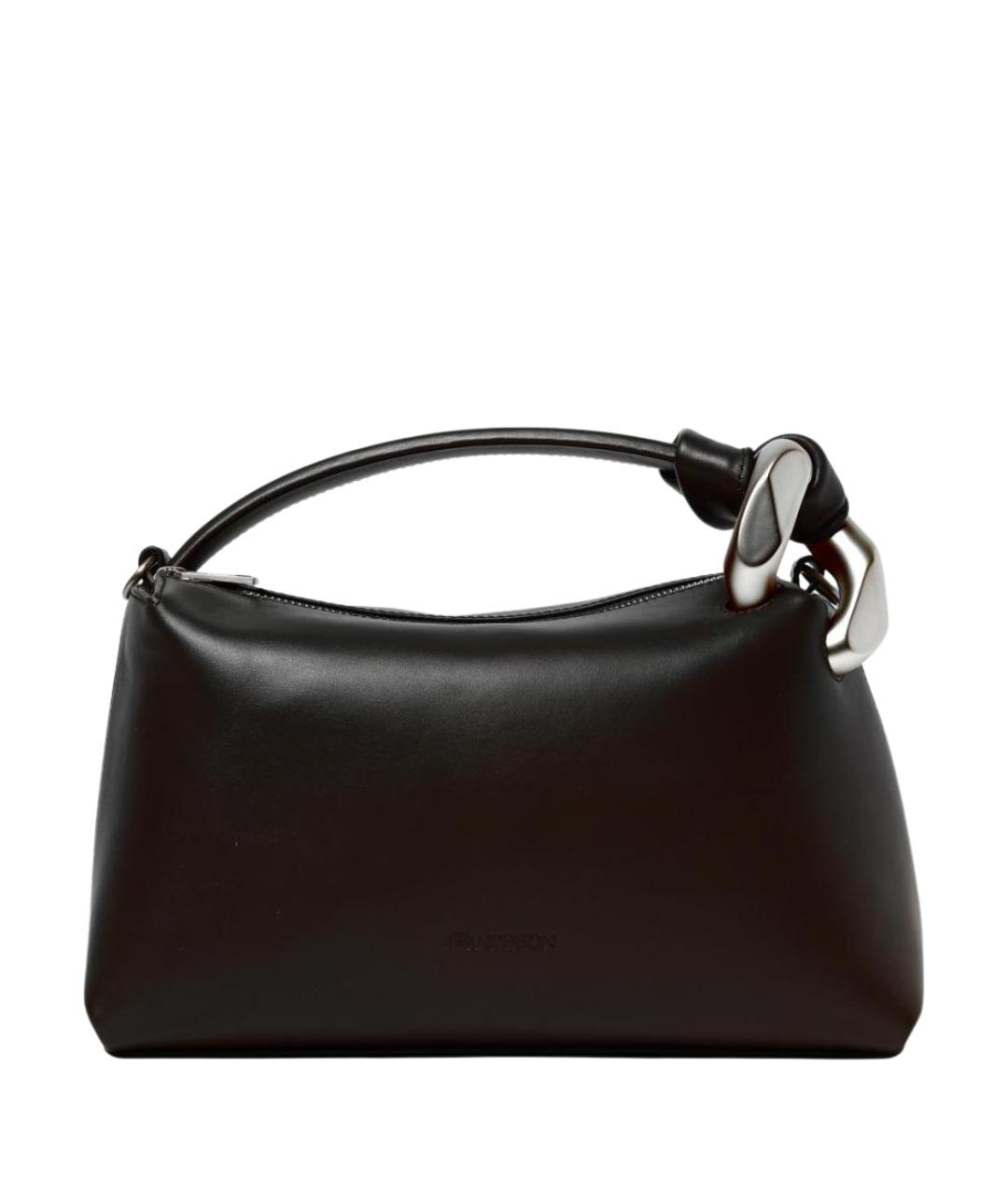 J.W.ANDERSON Черная кожаная сумка через плечо, фото 1