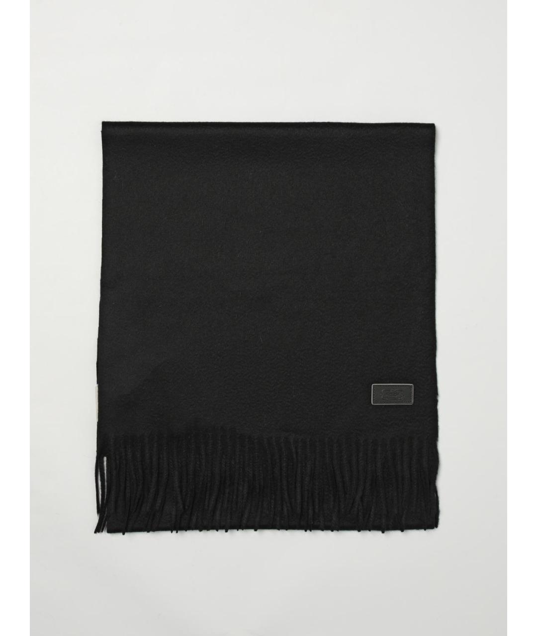 AGNONA Черный шарф, фото 4