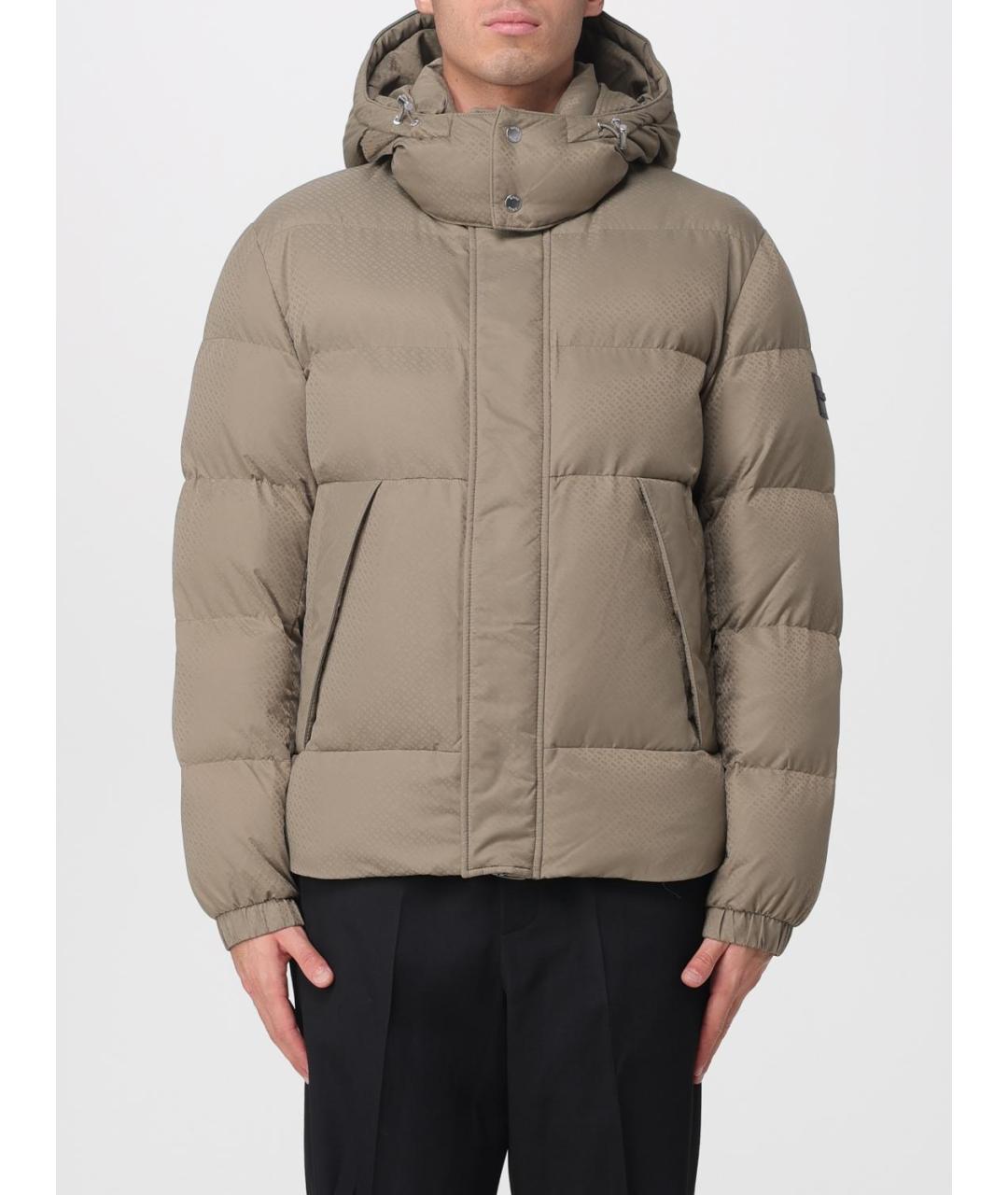 HUGO BOSS Бежевая полиамидовая куртка, фото 5