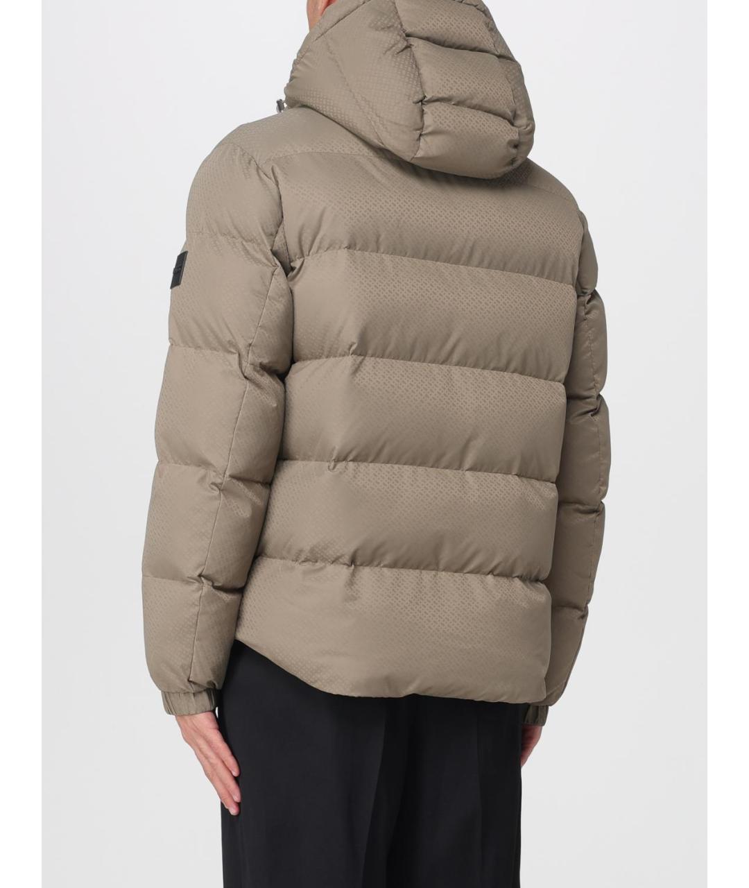 HUGO BOSS Бежевая полиамидовая куртка, фото 2