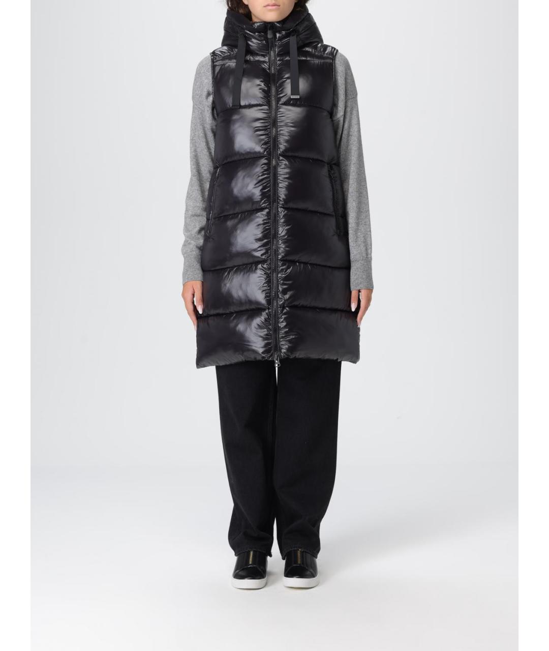 SAVE THE DUCK Черный полиамидовый жилет, фото 5