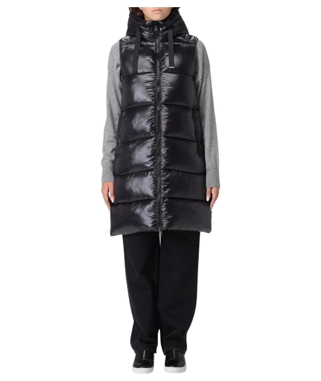 SAVE THE DUCK Черный полиамидовый жилет, фото 1