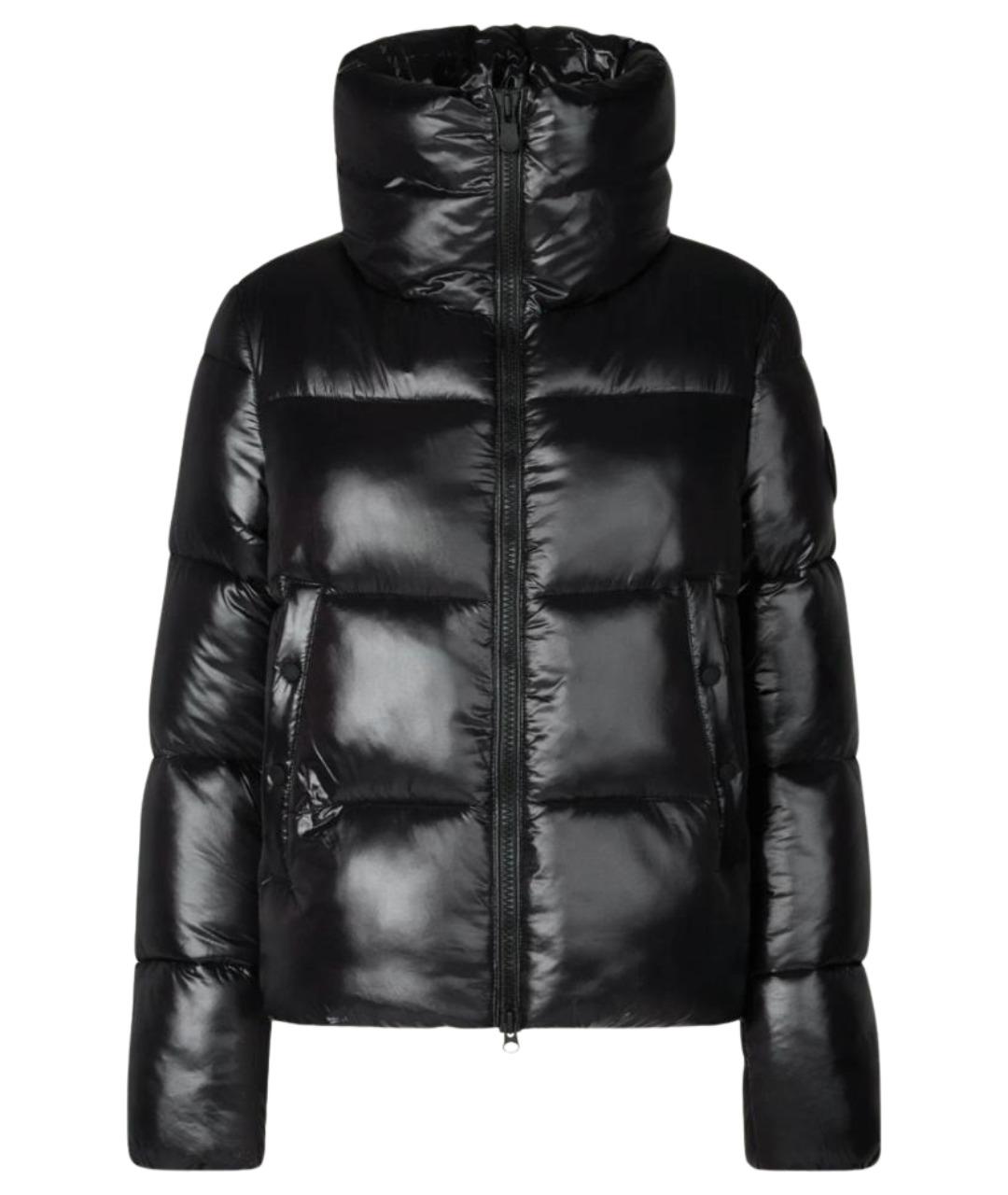 SAVE THE DUCK Черный полиамидовый пуховик, фото 1