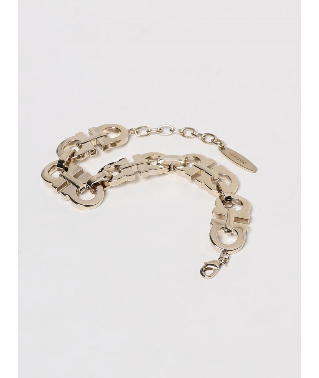 FERRAGAMO Золотой металлический браслет, фото 2