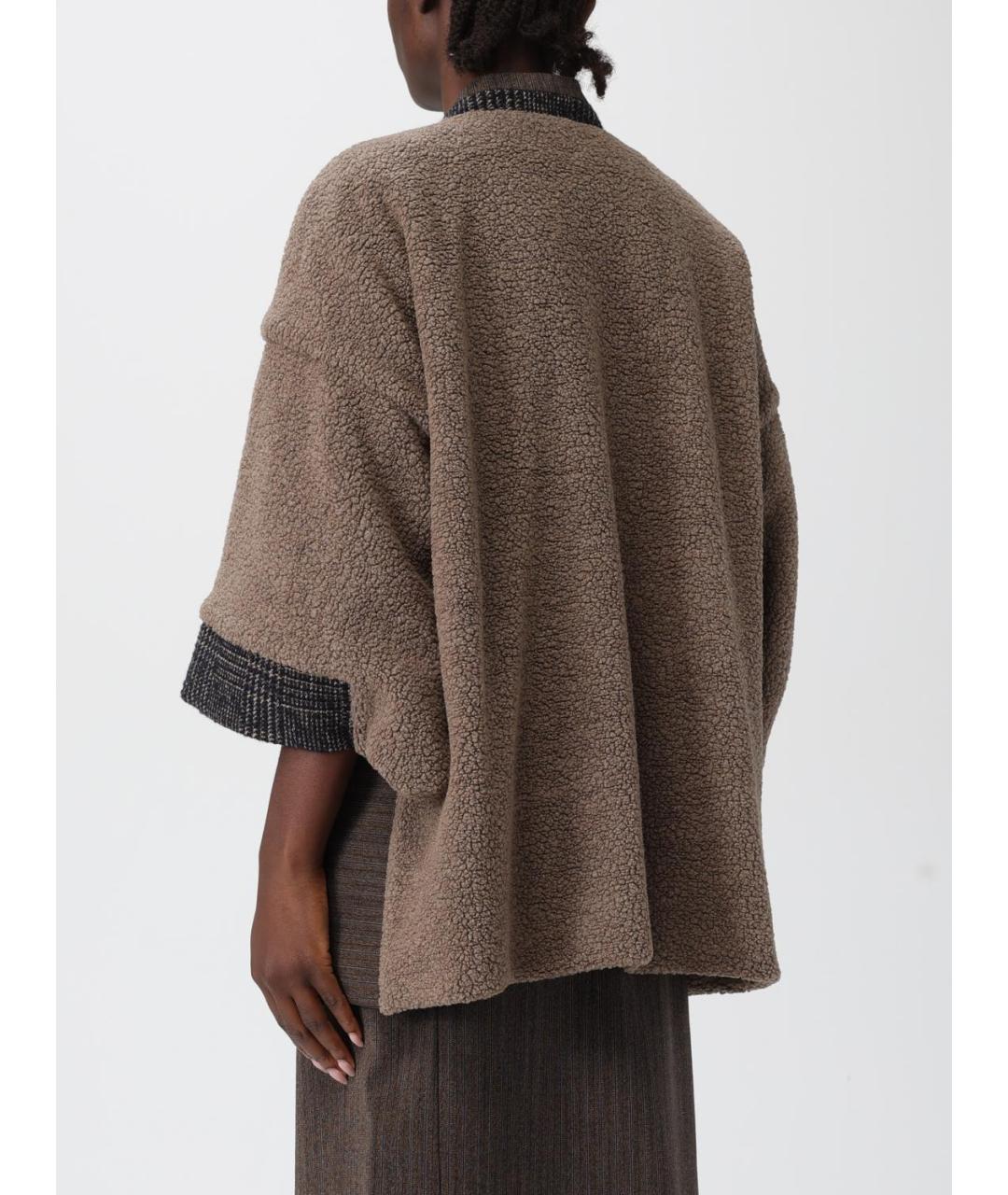 ANTONIO MARRAS Коричневый вискозный кардиган, фото 3