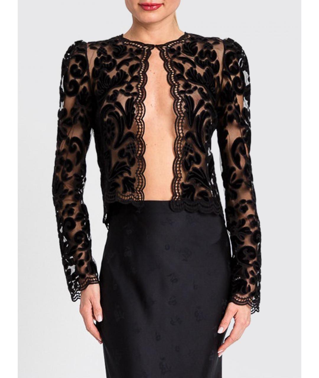 TWIN-SET Черный жакет/пиджак, фото 4