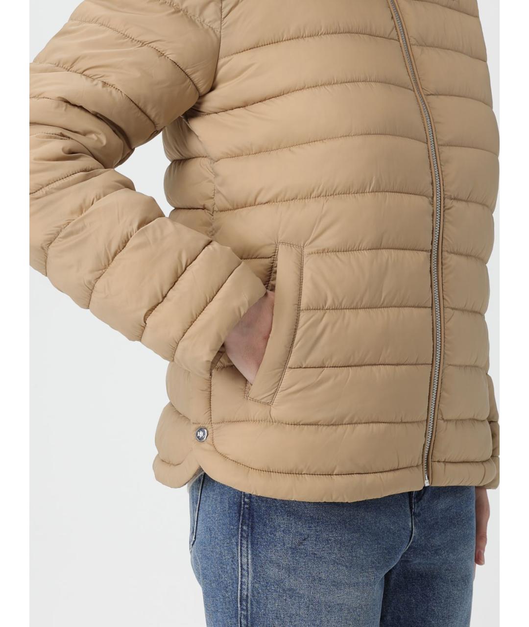 RALPH LAUREN Бежевая полиамидовая куртка, фото 5