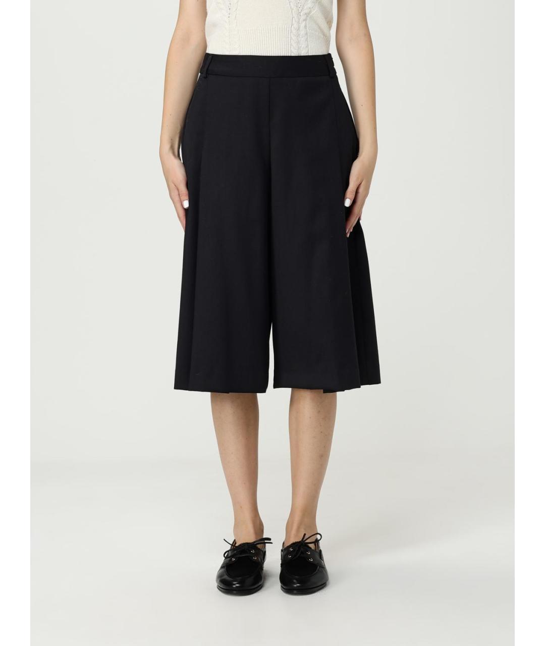 ERMANNO SCERVINO Черные шерстяные шорты, фото 6