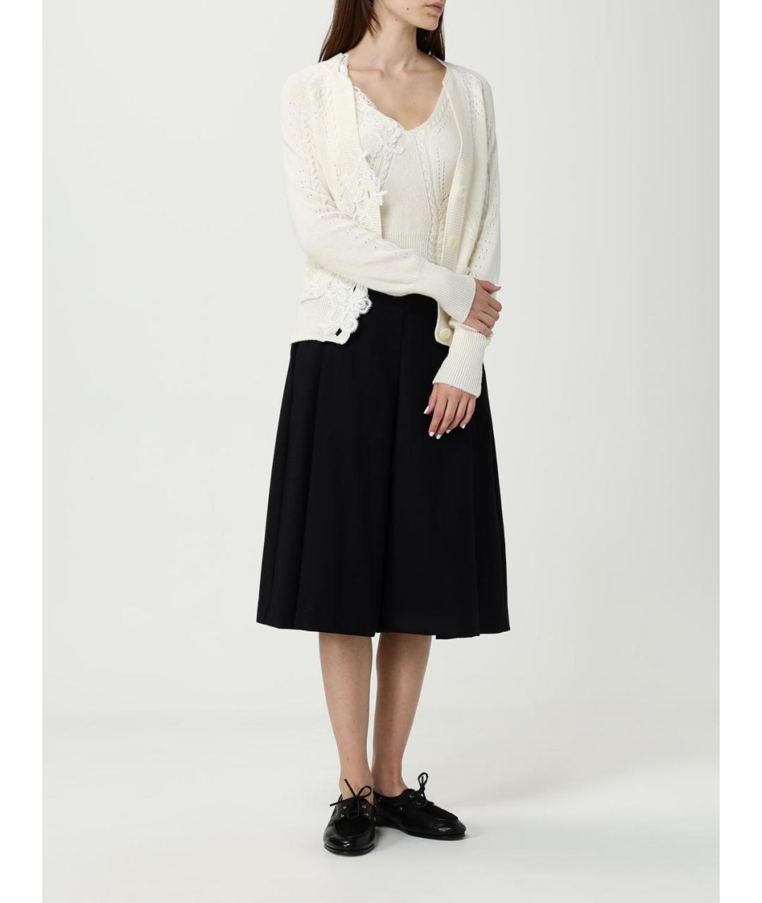 ERMANNO SCERVINO Черные шерстяные шорты, фото 2