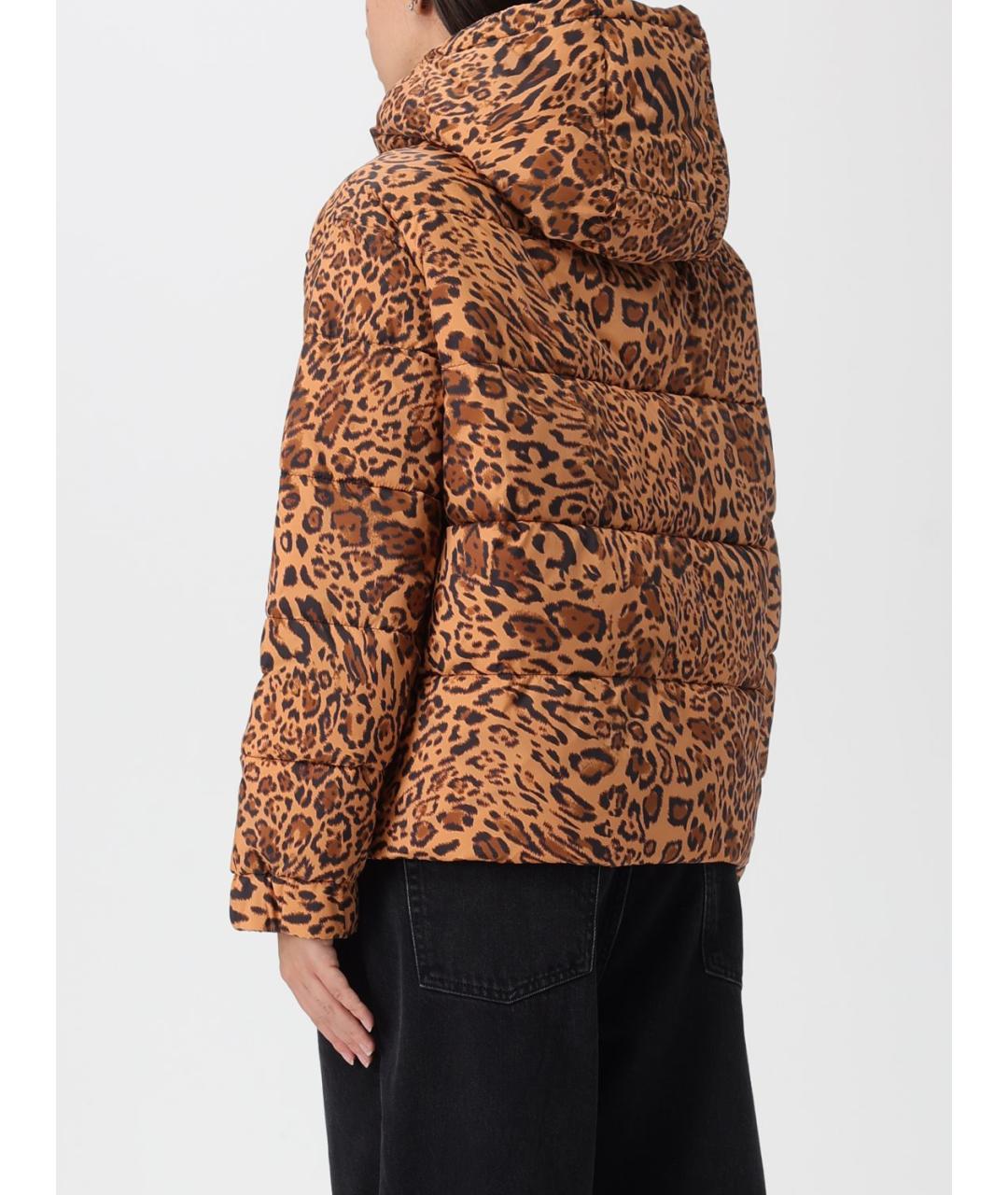 TWIN-SET Коричневый полиамидовый пуховик, фото 2