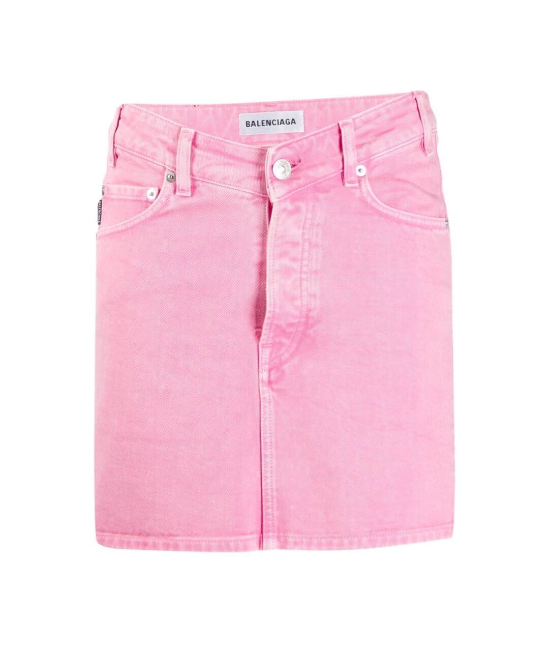 BALENCIAGA Розовая юбка мини, фото 1