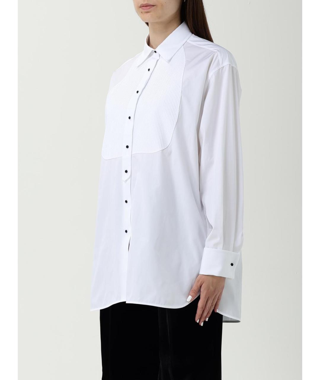 ERMANNO SCERVINO Белая хлопковая рубашка, фото 4