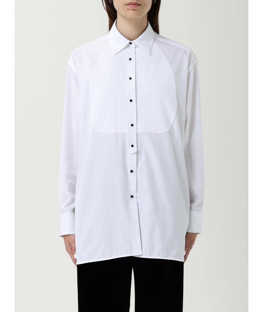 ERMANNO SCERVINO Белая хлопковая рубашка, фото 6