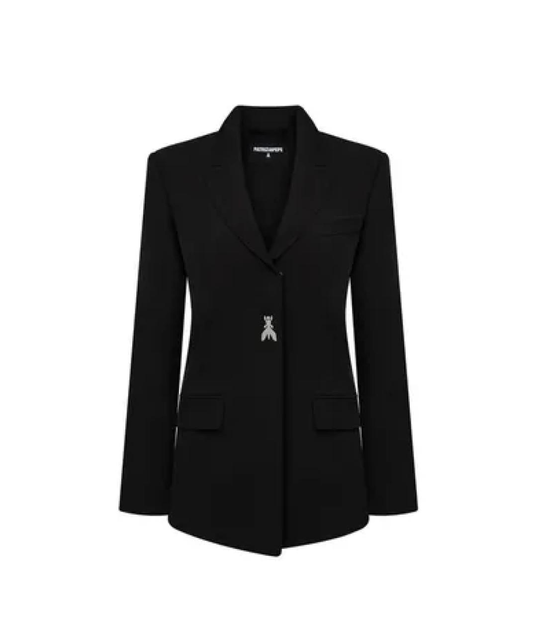 PATRIZIA PEPE Черный полиэстеровый жакет/пиджак, фото 1