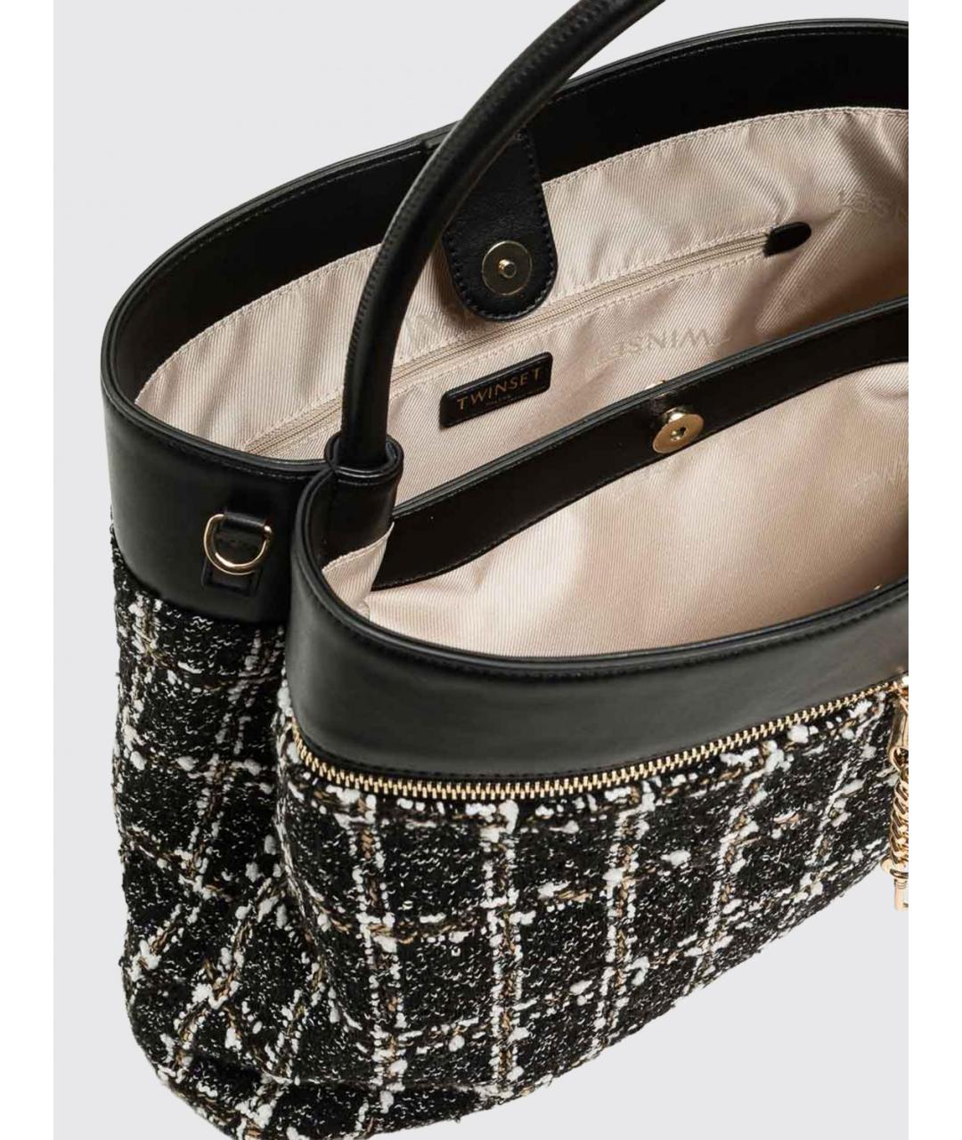 TWIN-SET Мульти тканевая сумка тоут, фото 3