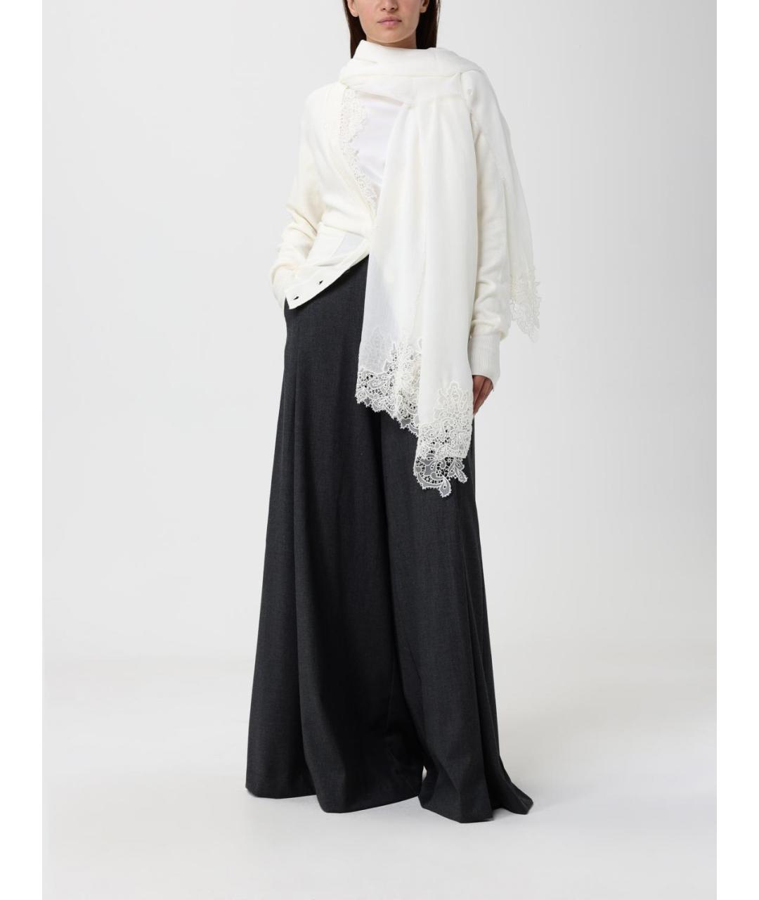 ERMANNO SCERVINO Бежевый шарф, фото 4