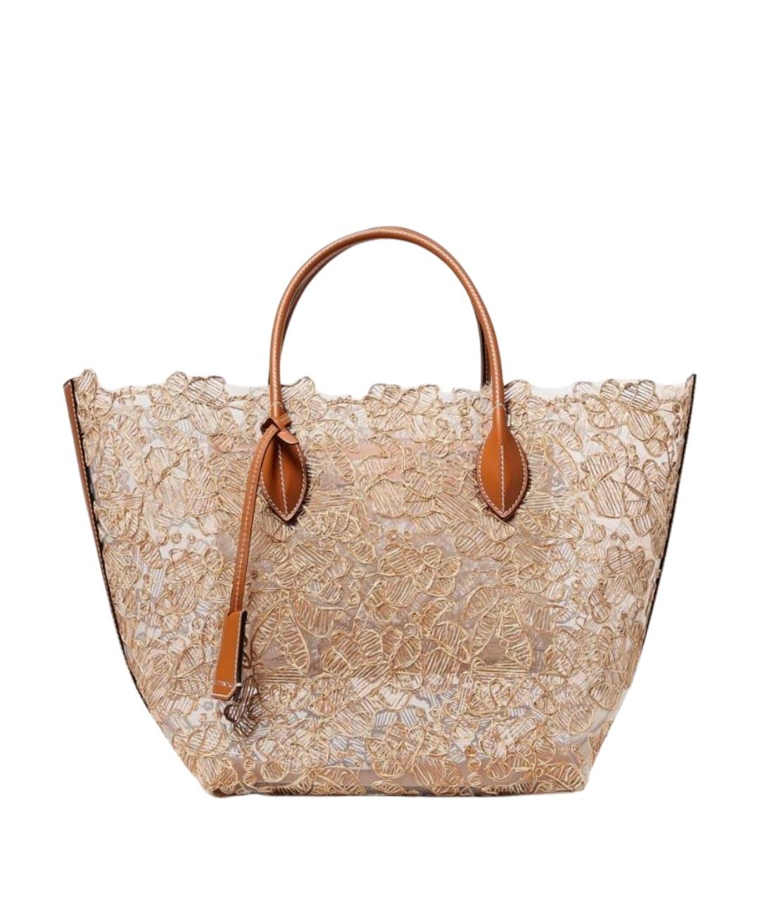 ERMANNO SCERVINO Бежевая сумка тоут, фото 1