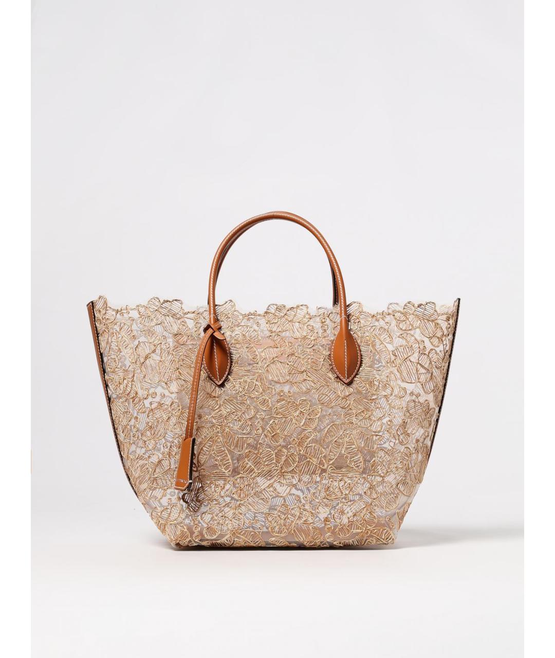 ERMANNO SCERVINO Бежевая сумка тоут, фото 6