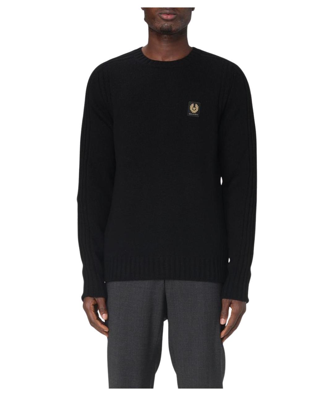 BELSTAFF Черный шерстяной джемпер / свитер, фото 1