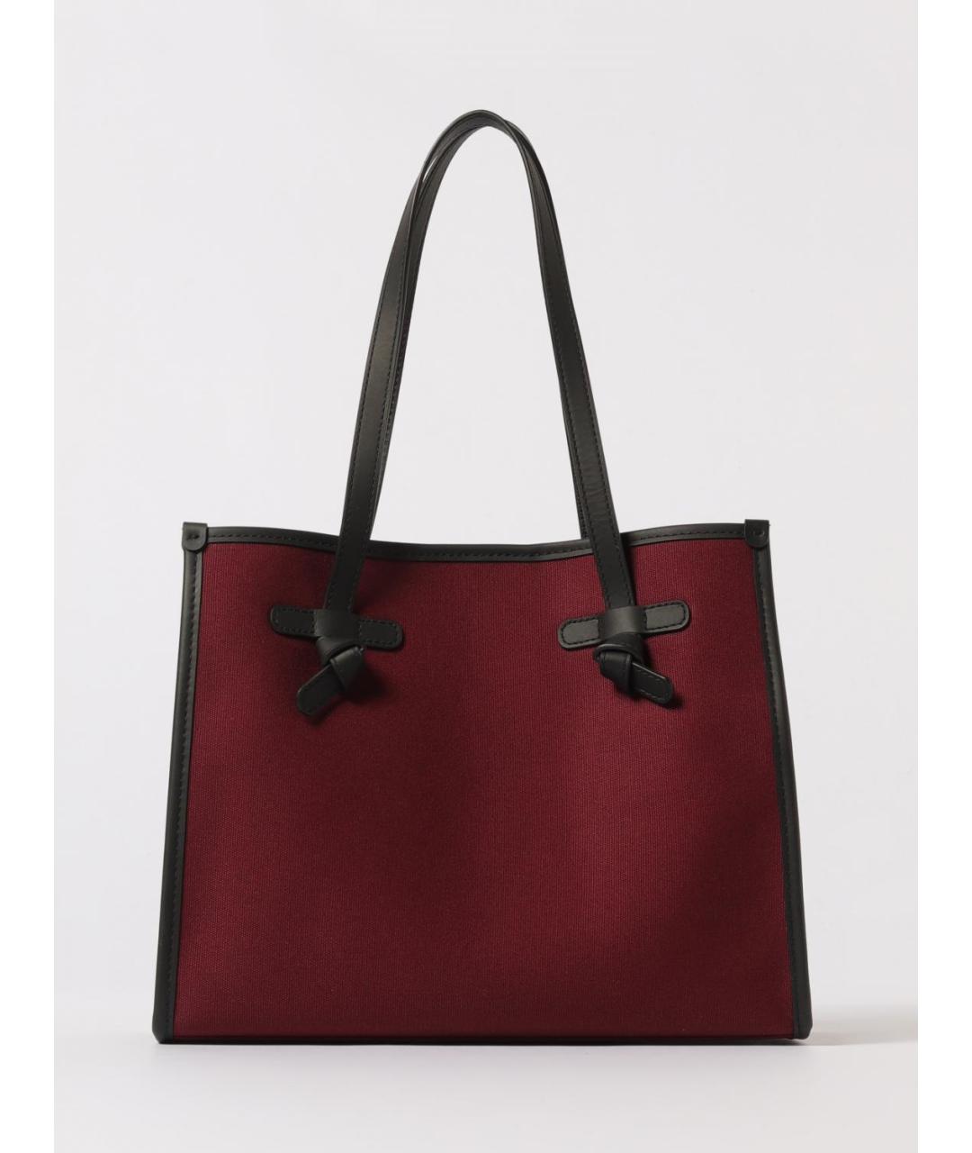 Gianni Chiarini Бордовая кожаная сумка тоут, фото 4