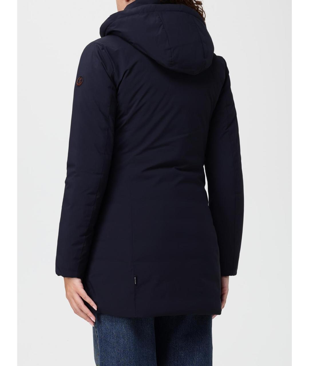 SAVE THE DUCK Синяя полиэстеровая парка, фото 3