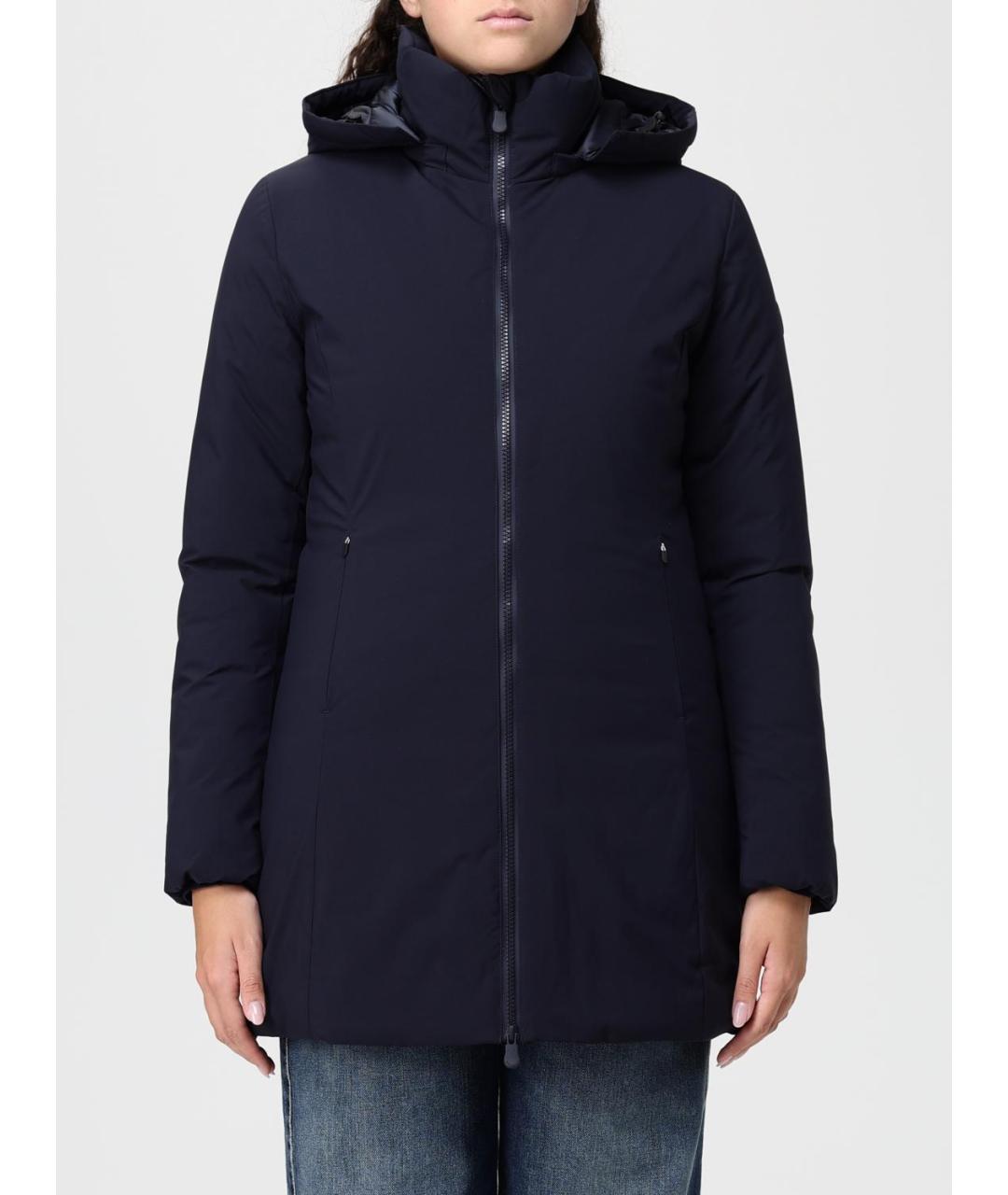 SAVE THE DUCK Синяя полиэстеровая парка, фото 2