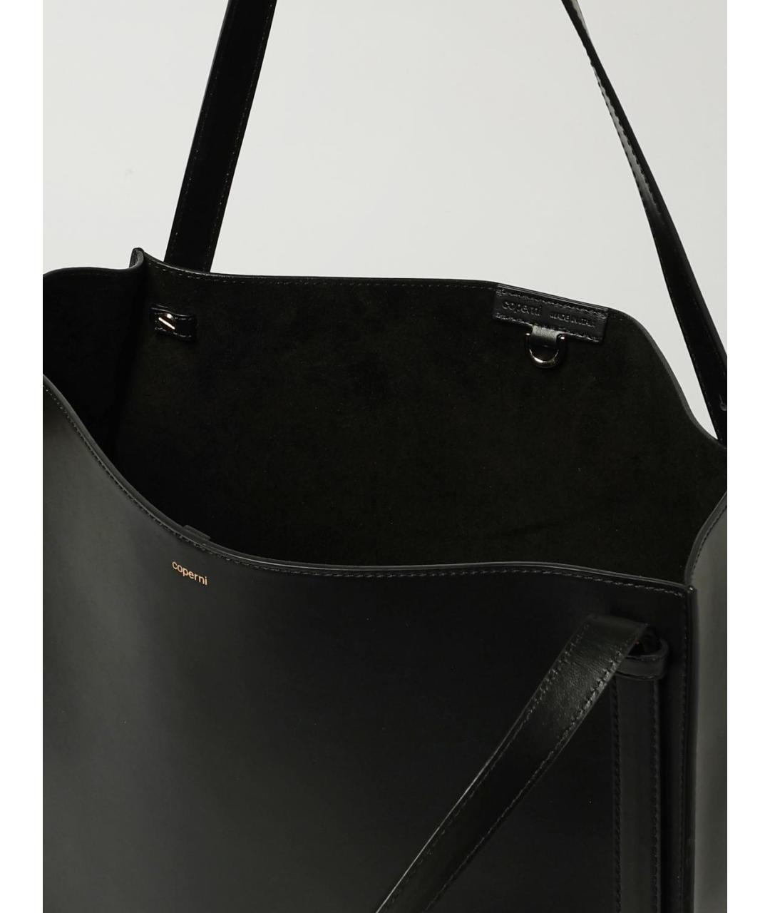COPERNI Черная кожаная сумка тоут, фото 5