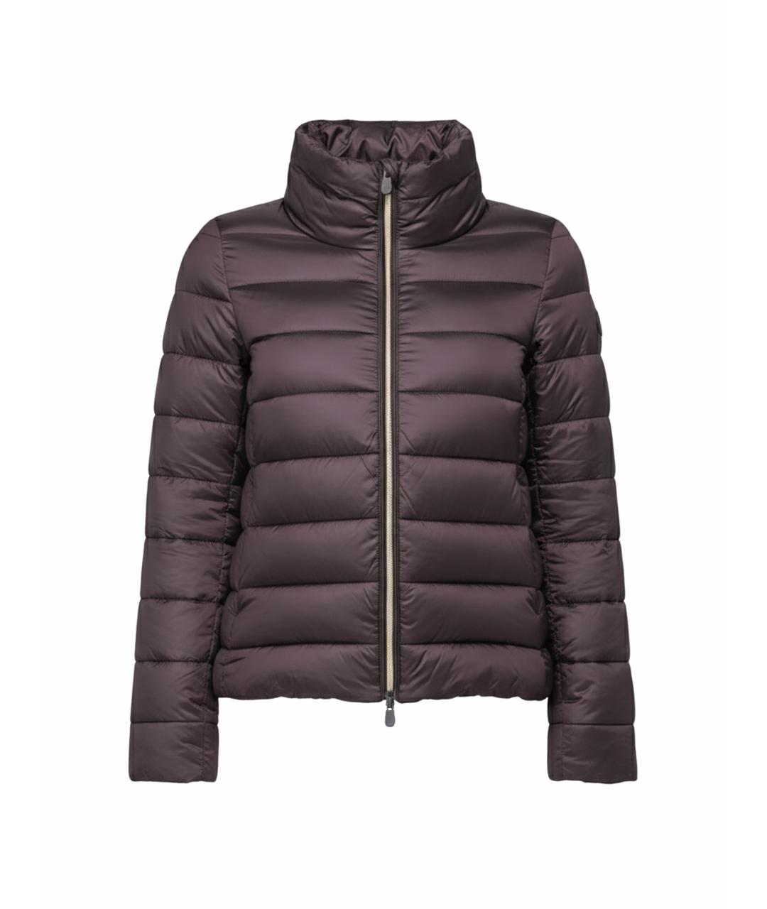 SAVE THE DUCK Коричневый полиамидовый пуховик, фото 1