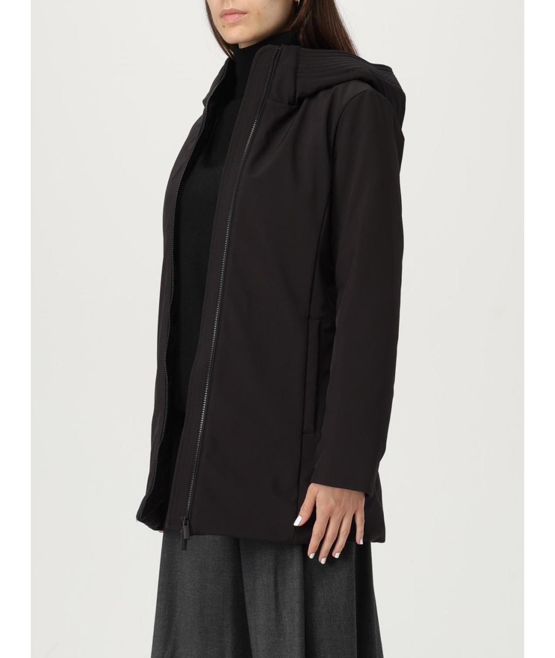 WOOLRICH Черная полиэстеровая куртка, фото 4