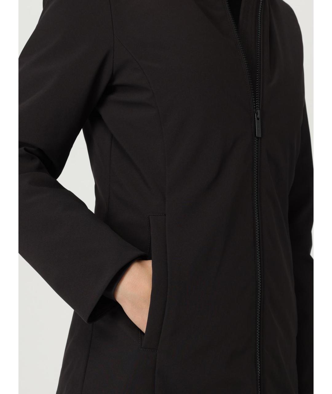 WOOLRICH Черная полиэстеровая куртка, фото 5