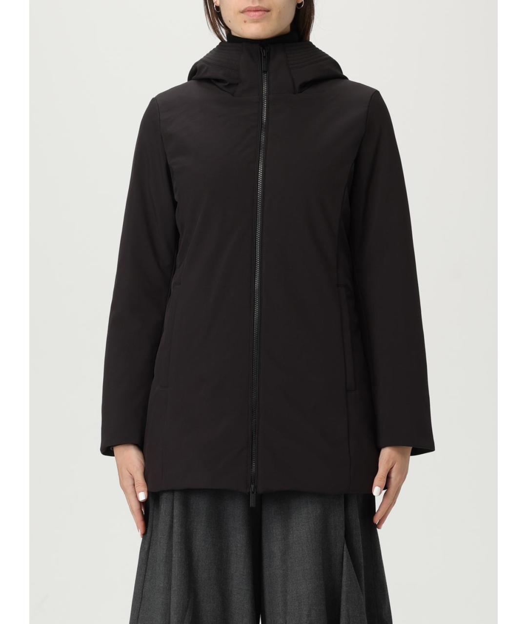 WOOLRICH Черная полиэстеровая куртка, фото 2