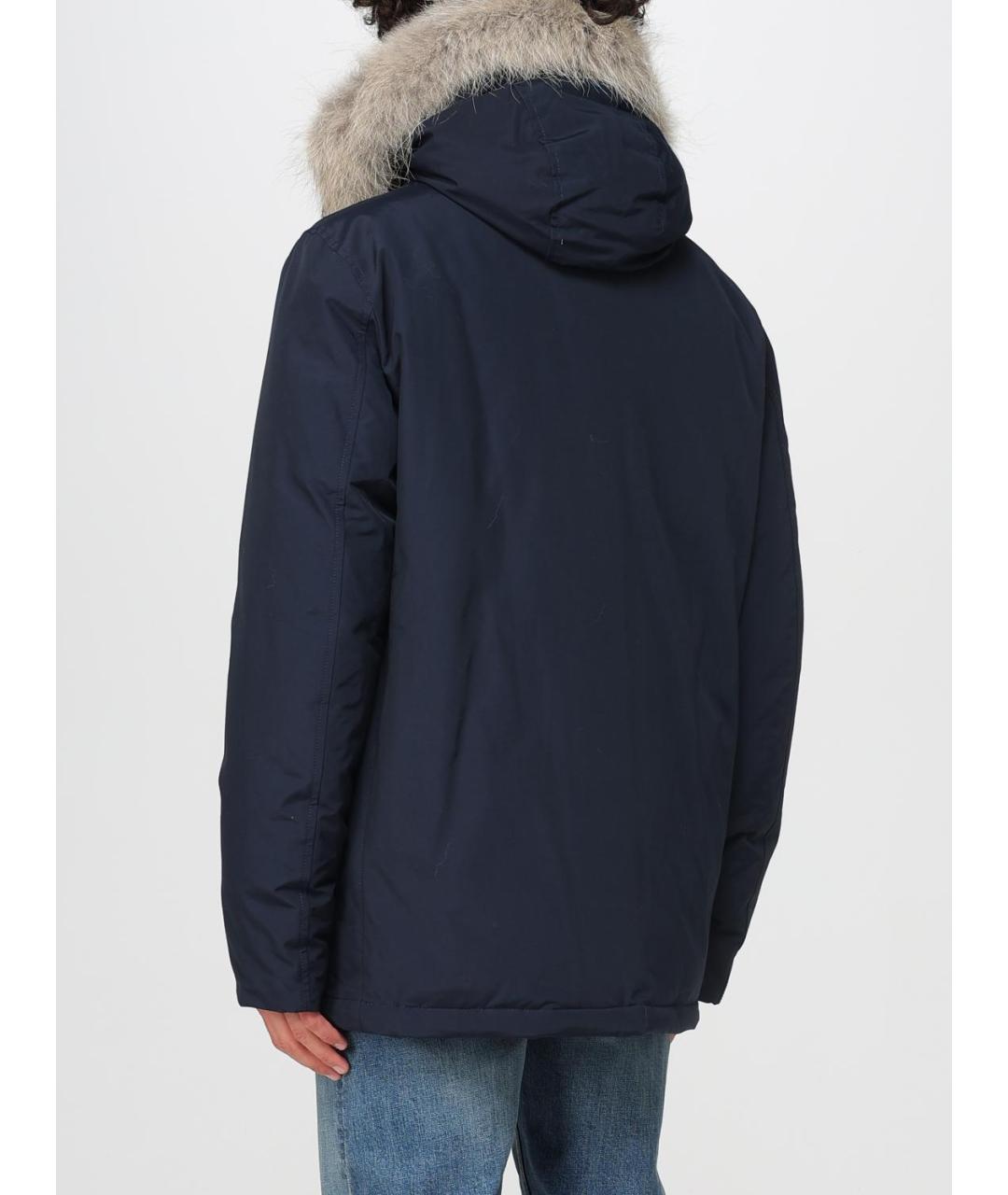 WOOLRICH Синяя хлопковая куртка, фото 3