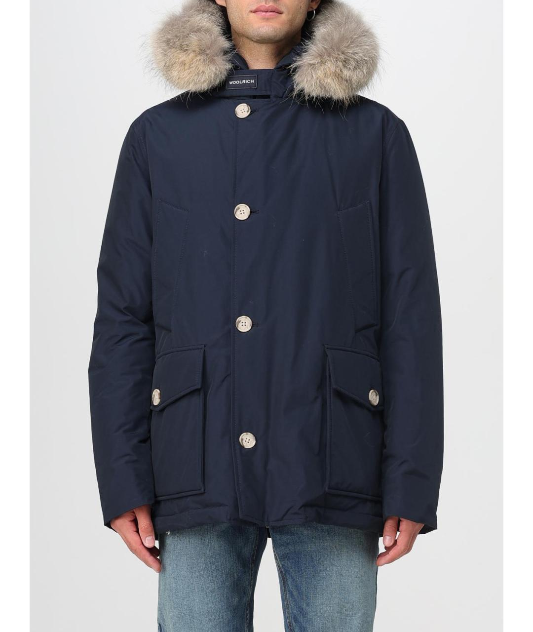 WOOLRICH Синяя хлопковая куртка, фото 2