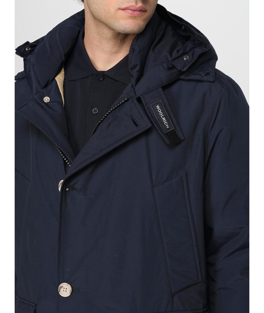 WOOLRICH Синяя хлопковая куртка, фото 5