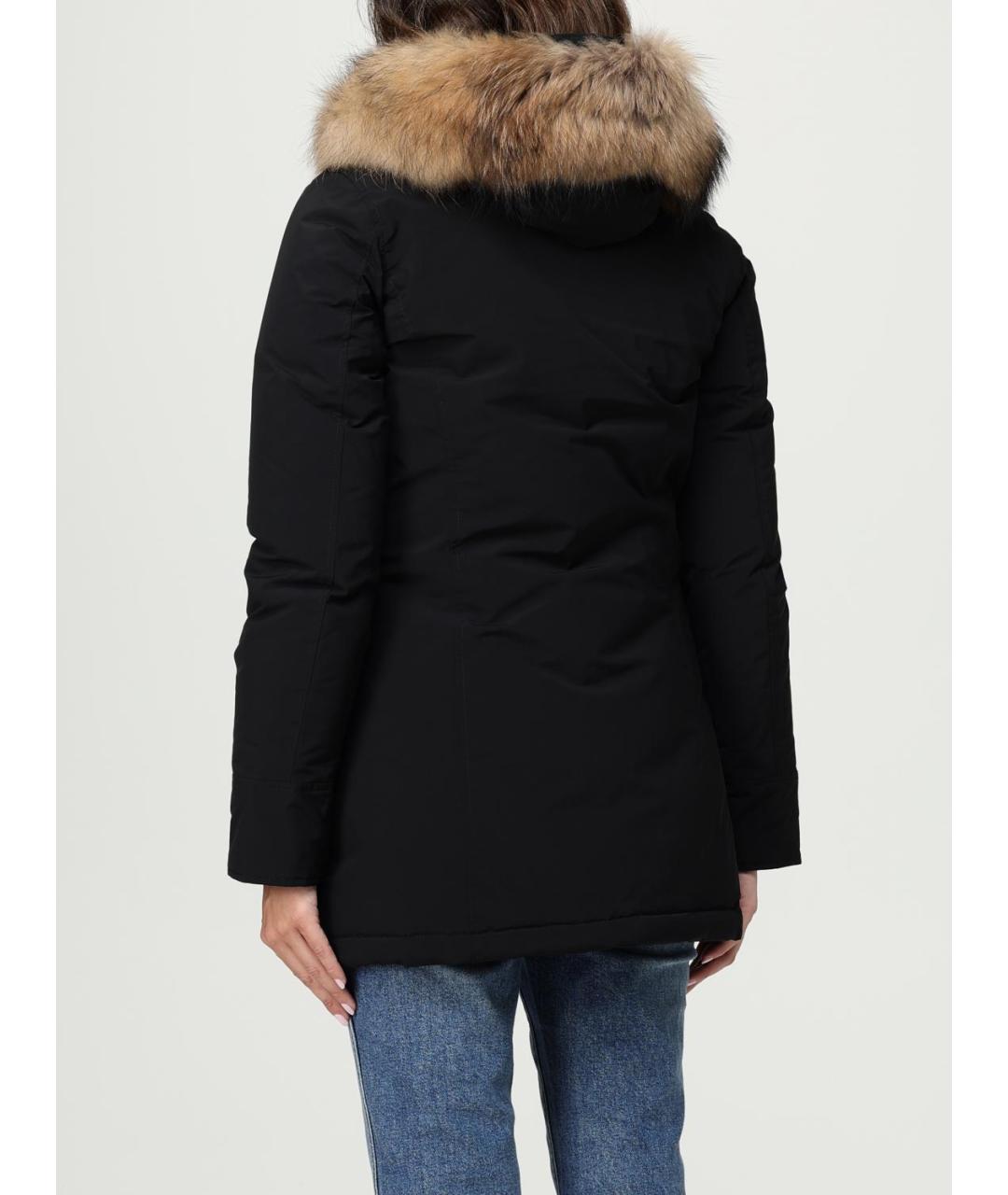 WOOLRICH Черная полиэстеровая парка, фото 3