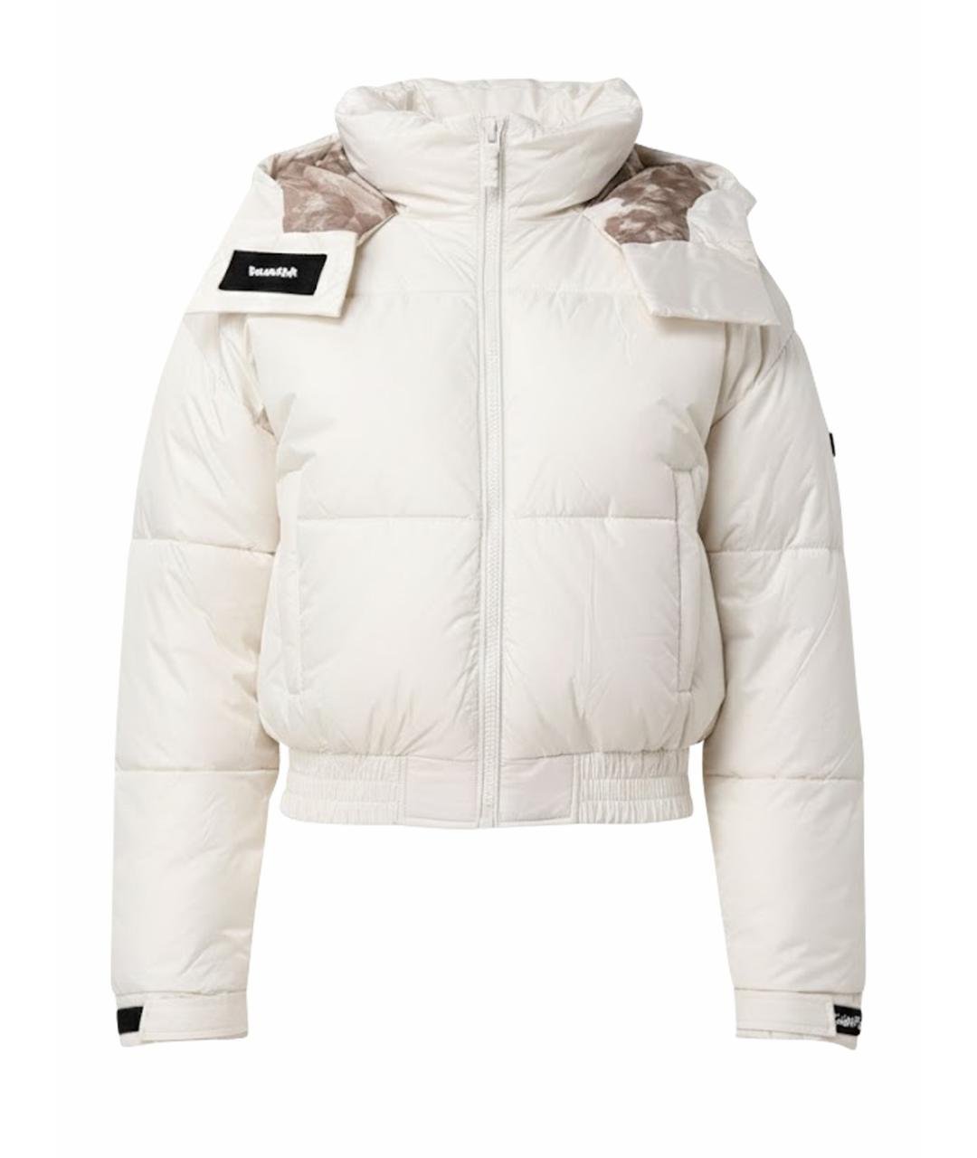 DISCLAIMER Бежевый полиэстеровый пуховик, фото 1