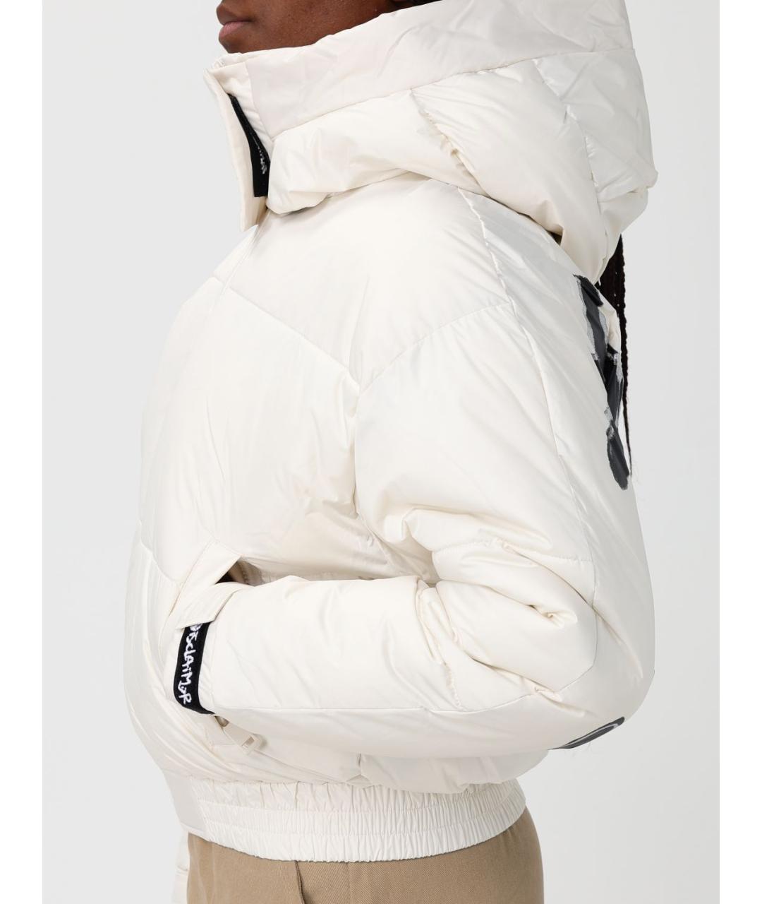 DISCLAIMER Бежевый полиэстеровый пуховик, фото 4